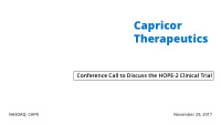 capricor therapeutics