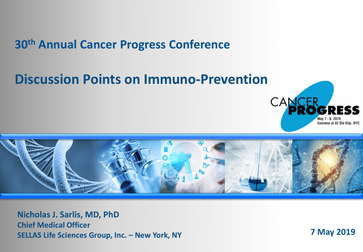 discussion points on immuno prevention