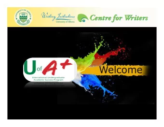 Welcome    Susan  Chaudoir,  PhD(c)    Faculty  of  Educa&lt;on  &amp;