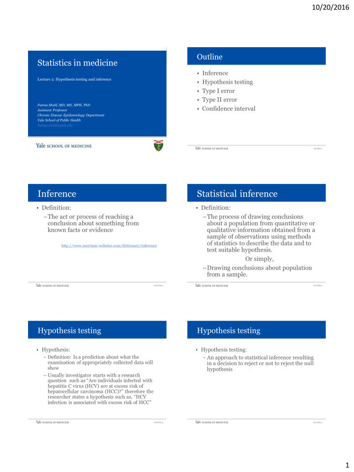 inference statistical inference