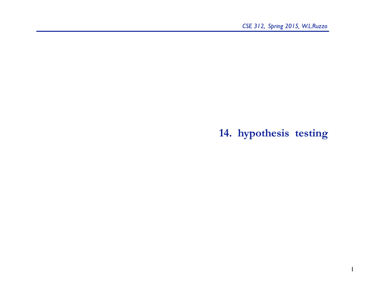 14 hypothesis testing