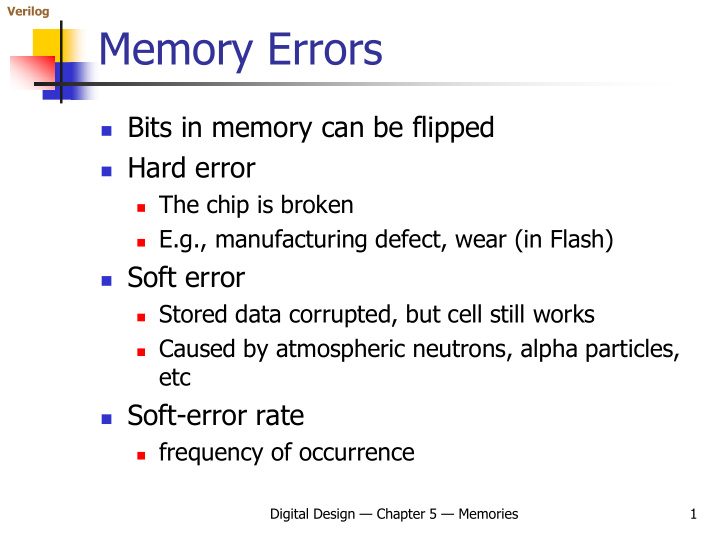memory errors