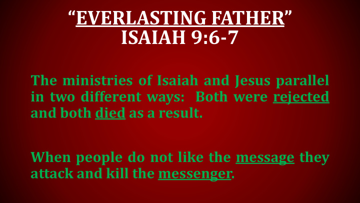 everlasting father