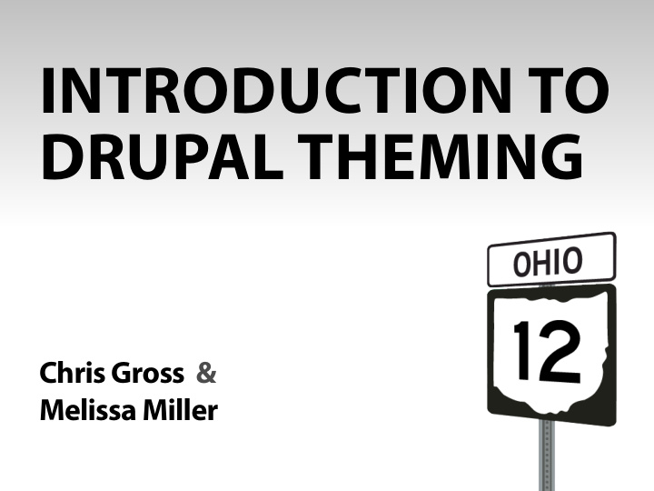 introduction to drupal theming