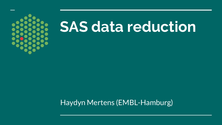 sas data reduction