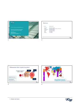 1  2 Thalassemias : Defect in globin biosynthesis  E u r o p e a n  R e g i o n  5 5 , 8 7 5  Iron