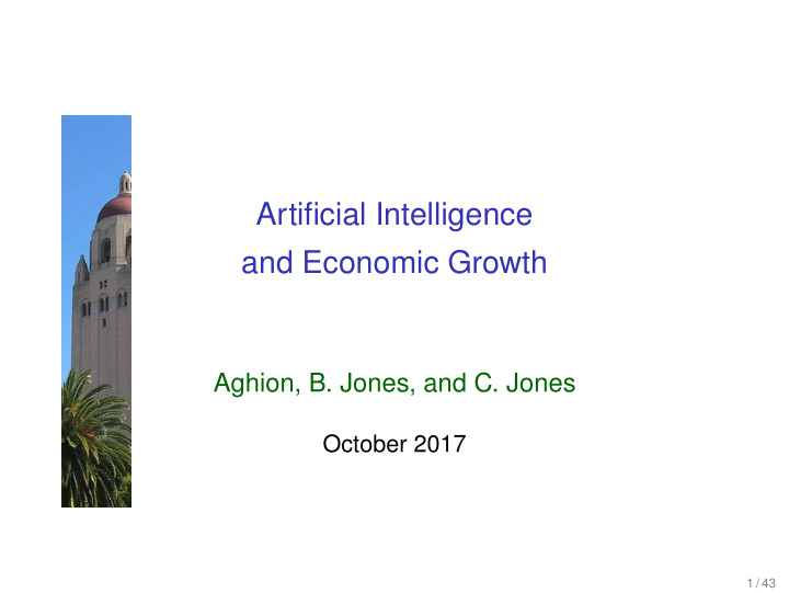 artificial intelligence and economic growth