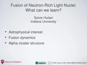 Neutron Star Crust  Accreting neutron stars presents a unique environment for nuclear reactions