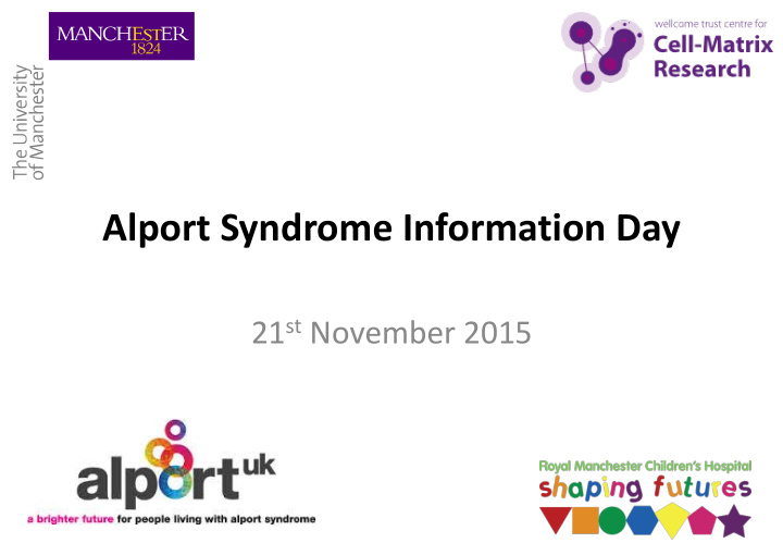 alport syndrome information day