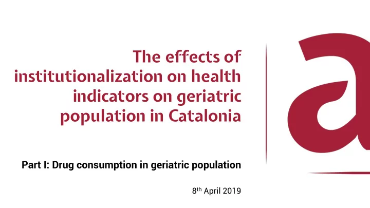 institutionalization on health