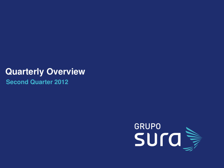 quarterly overview