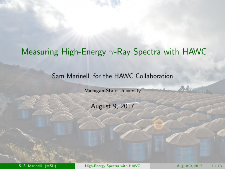 measuring high energy ray spectra with hawc