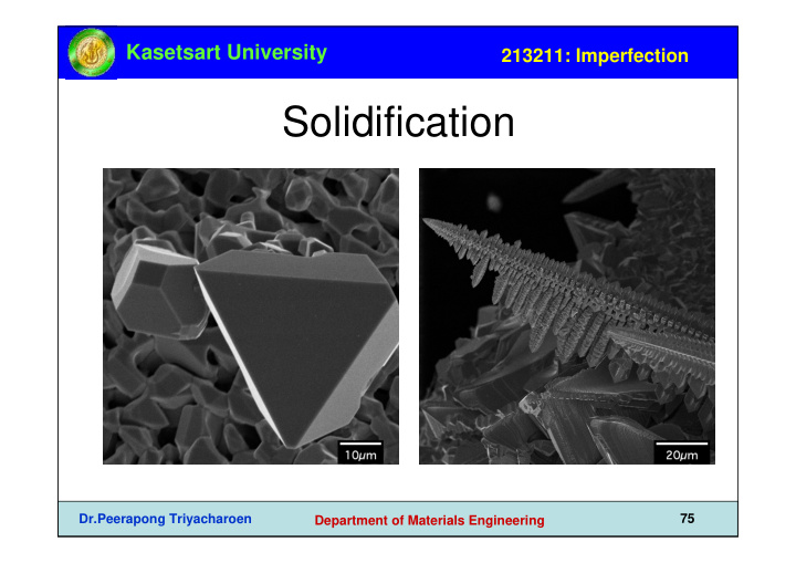 solidification