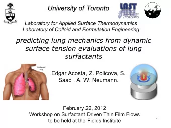 University of Toronto  L  L  University of Toronto  C  C  F  F  E  E  Laboratory for Applied