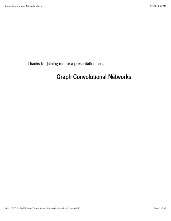 graph convolutional networks