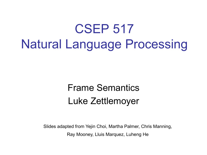 csep 517 natural language processing