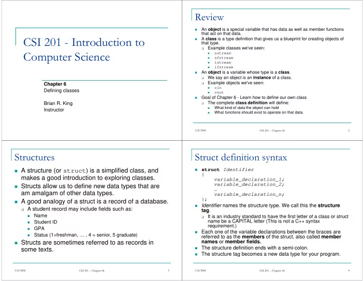 csi 201 introduction to