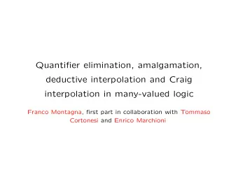 Quantifier elimination, amalgamation,  deductive interpolation and Craig  interpolation in