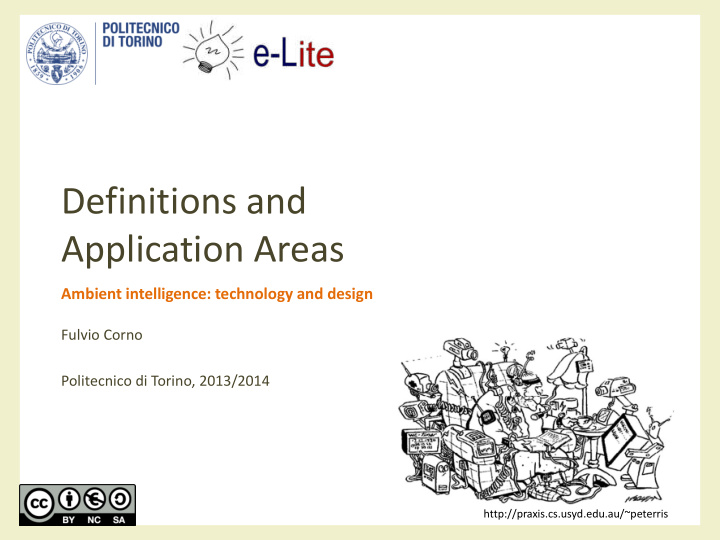 definitions and application areas