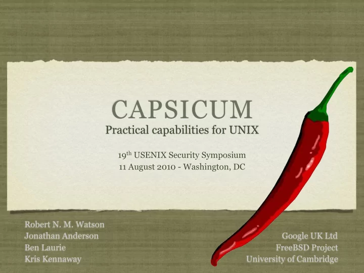 capsicum
