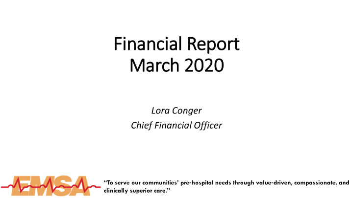 financial r report march 2020 2020