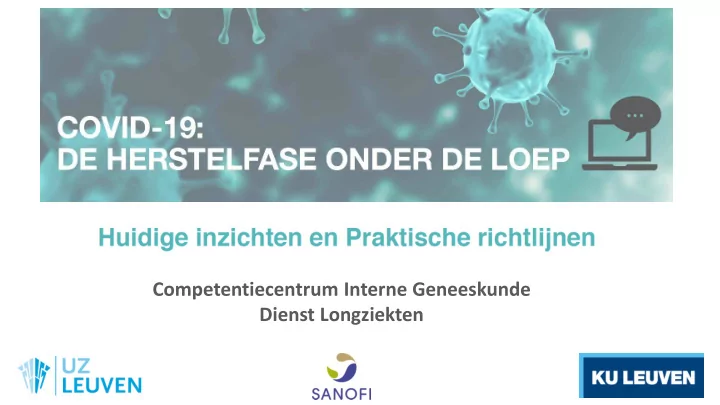 competentiecentrum interne geneeskunde dienst longziekten