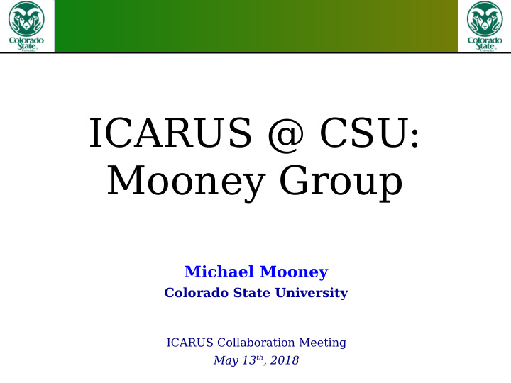 icarus csu mooney group