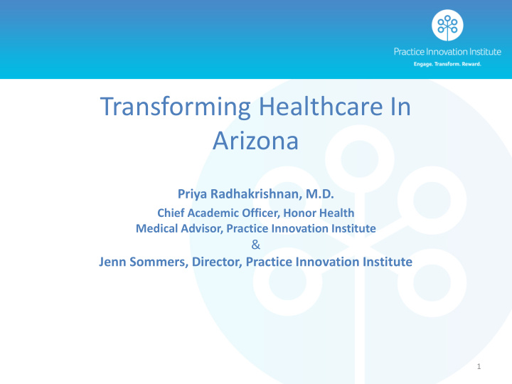transforming healthcare in arizona