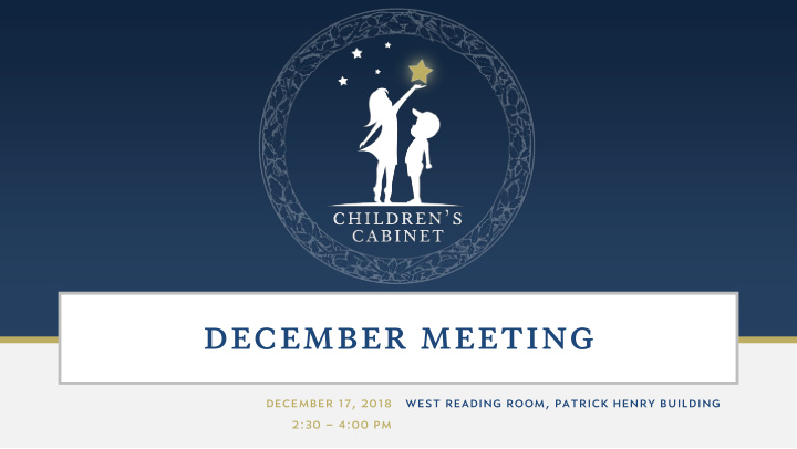 december meeting