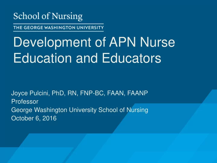 education and educators
