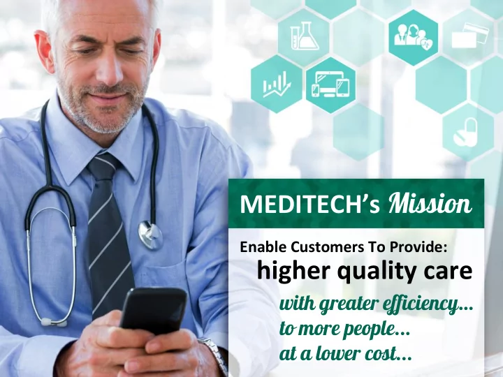 meditech s mission