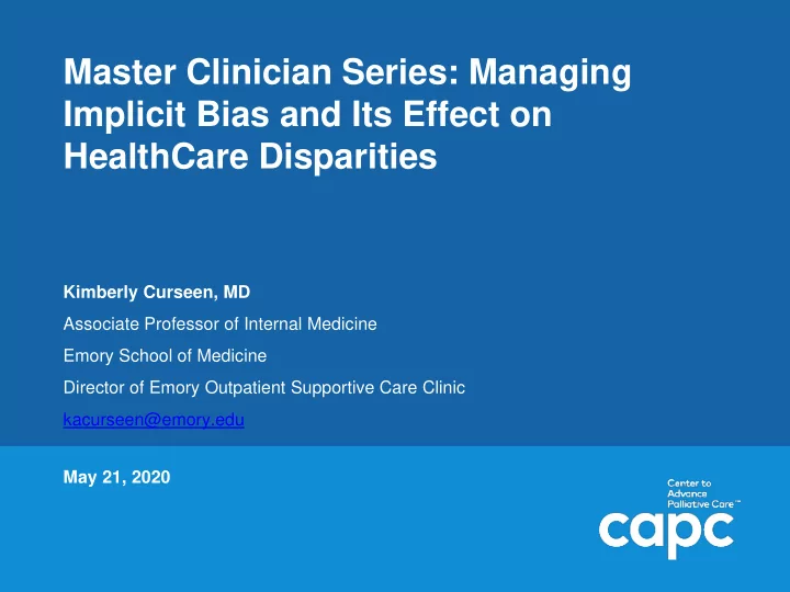 healthcare disparities