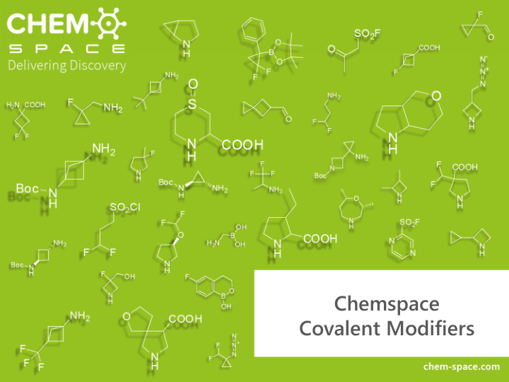 chemspace covalent modifiers description