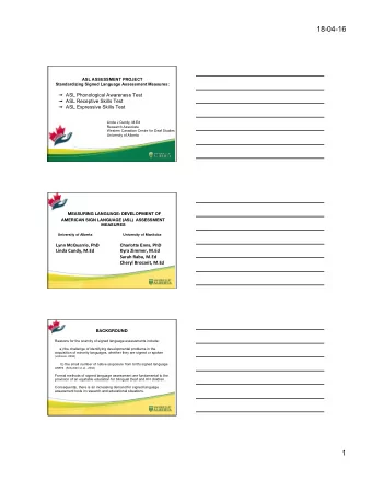 18-04-16  Methodology  FORMAT:  one-to-one with an experienced researcher. Each test takes about 15