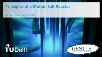 Principles  of  a  Molten  Salt  Reactor      Jan  Leen  Kloosterman