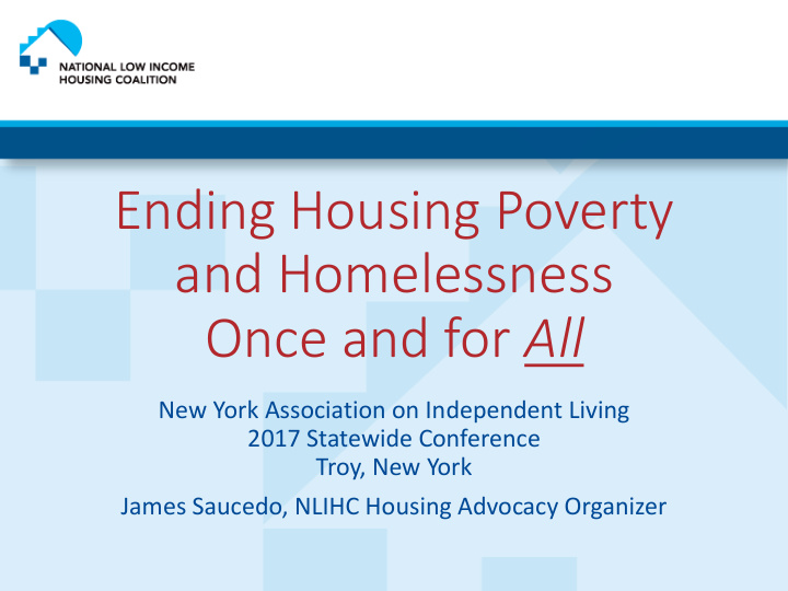 ending housing poverty