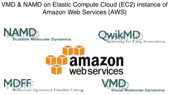 VMD &amp; NAMD on Elastic Compute Cloud (EC2) instance of  Amazon Web Services (AWS)  Start VMD