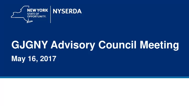 gjgny advisory council meeting