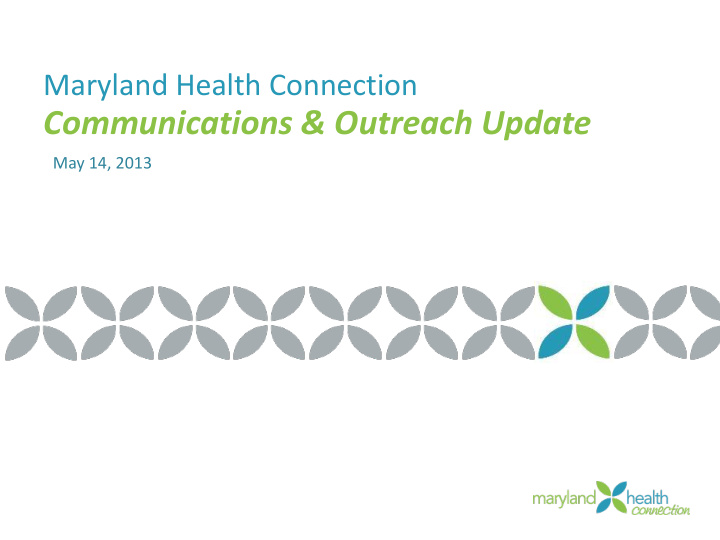 communications amp outreach update