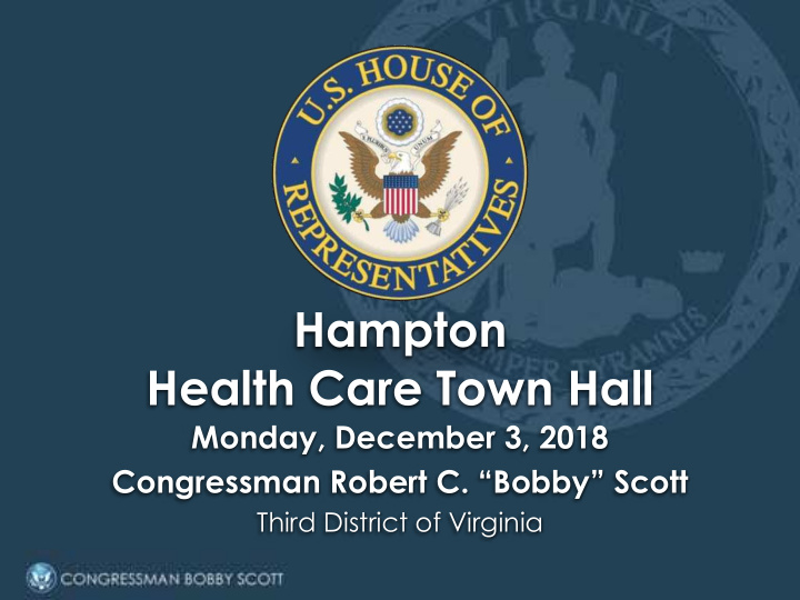 hampton health care town hall