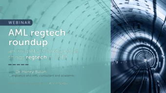 meet our speaker  Global Bank AML/CTF Consultant    Academic research in bank penalties