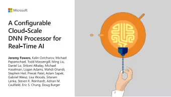 Convolutional Neural Networks (CNNs)  Recurrent Neural Networks (RNNs)  L1  Scalar  Processor  L0