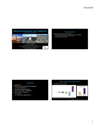 Disclosures  current and future strategies  Presenter(s) has the following interest to disclose: