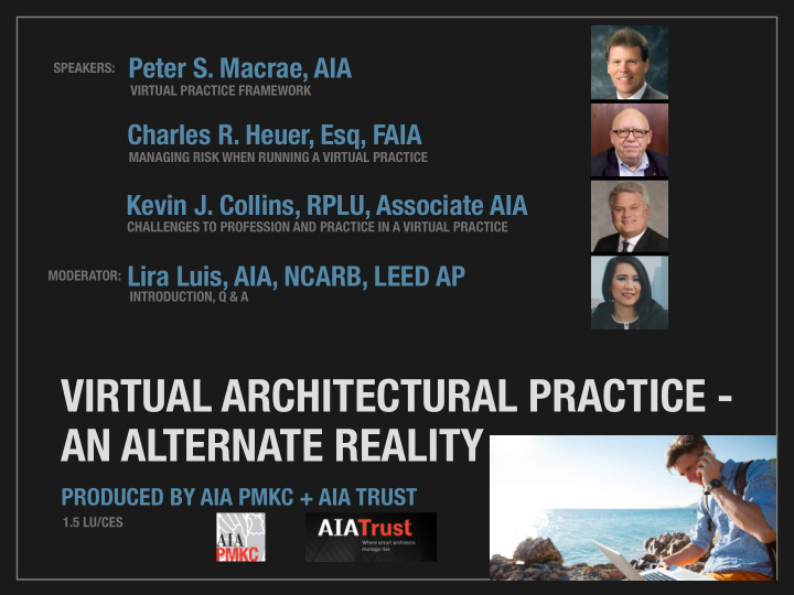 virtual architectural practice an alternate reality