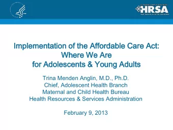 Im  Impl  pleme  ementa  ntation  tion of  of th  the Af  e Affo  ford  rdab  able  le Car  are  e