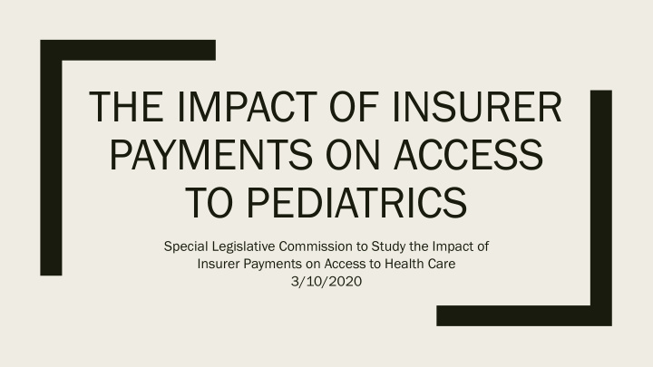 the impact of insurer