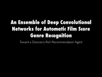 An Ensemble of Deep Convolutional  Networks for Automatic Film Score  Genre Recognition  Toward a