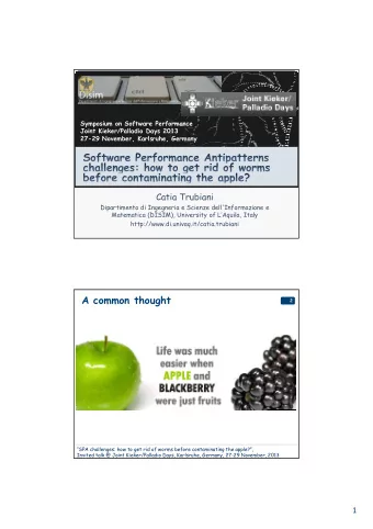 '%(%    SPA challenges: how to get rid of worms before