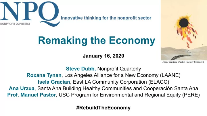 remaking the economy