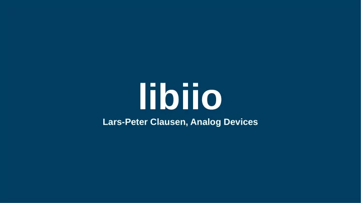 libiio